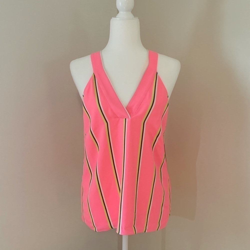 New Rachel Roy pink striped top